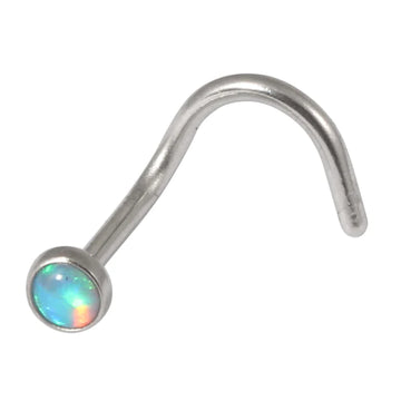 Opal Nostril Stud